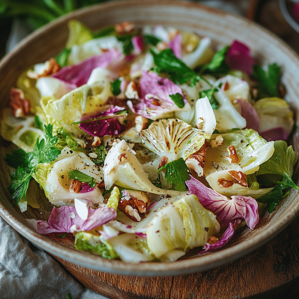 Klassischer Chicorée-Salat:  Schnell, frisch und leicht bitter