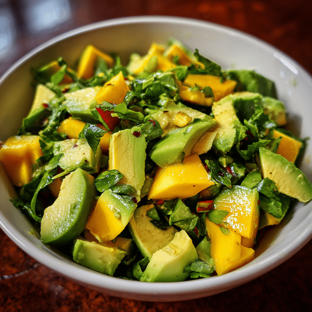 Avocado Mango Salat