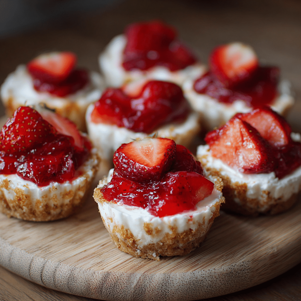 Erdbeer-Cheesecake-Bites