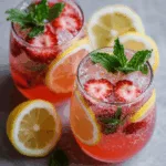 Erfrischende Erdbeer-Zitronenlimonade für den perfekten Sommer