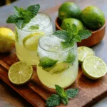 Erfrischende Limetten-Limonade mit Minze