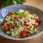 Italienischer Orzo Nudelsalat