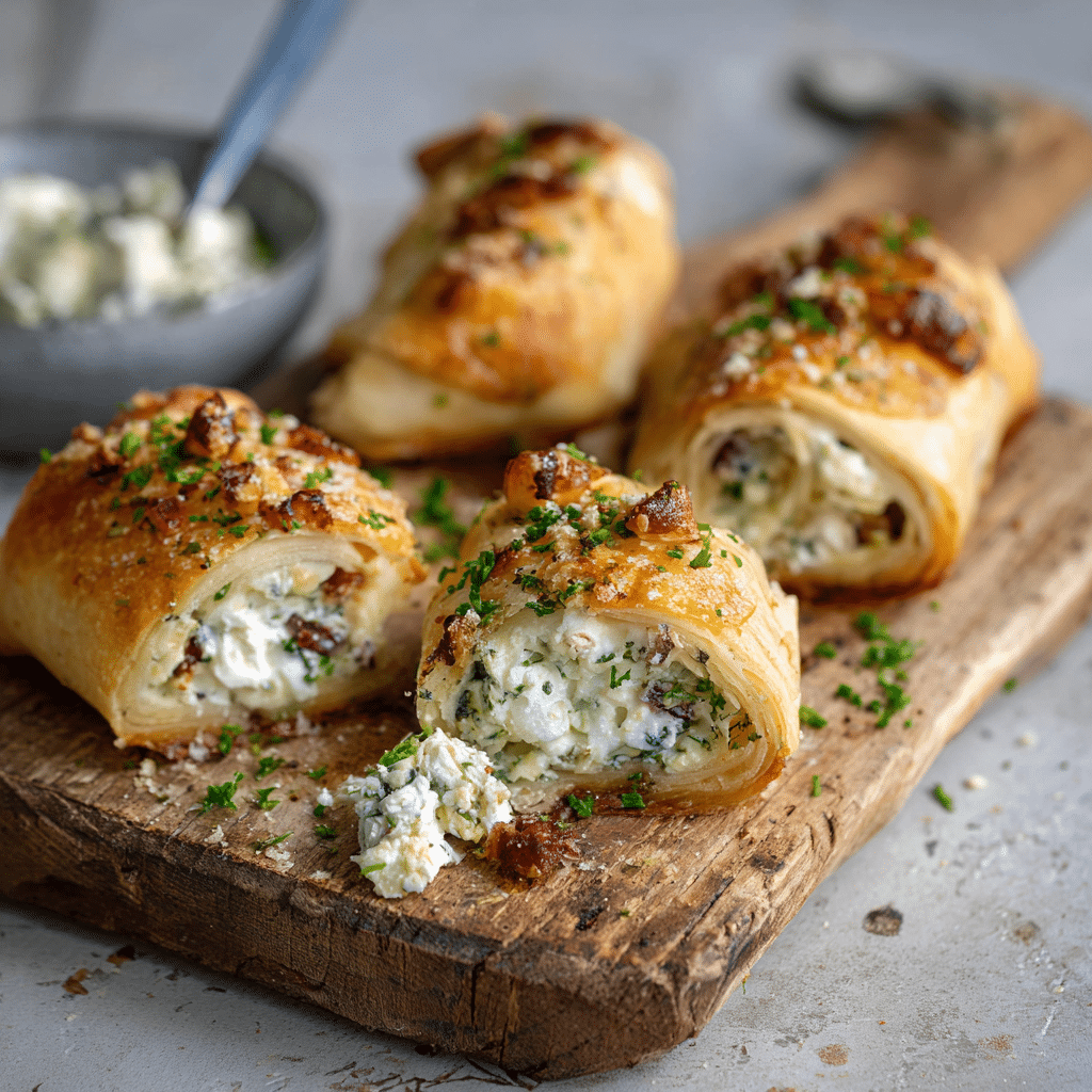 Knusprige Feta-Röllchen aus dem Ofen
