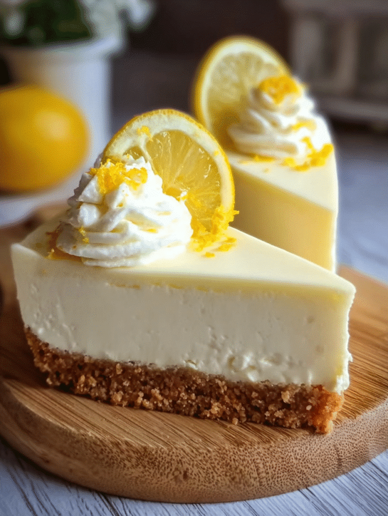 Erfrischender Zitronen-Cheesecake ohne Backen