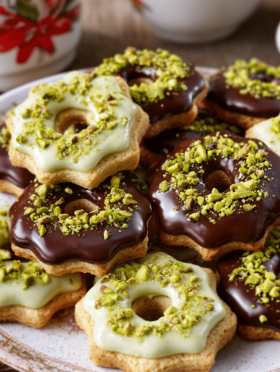 Himmlisches Rezept für Pistazienkekse mit Pistaziencreme