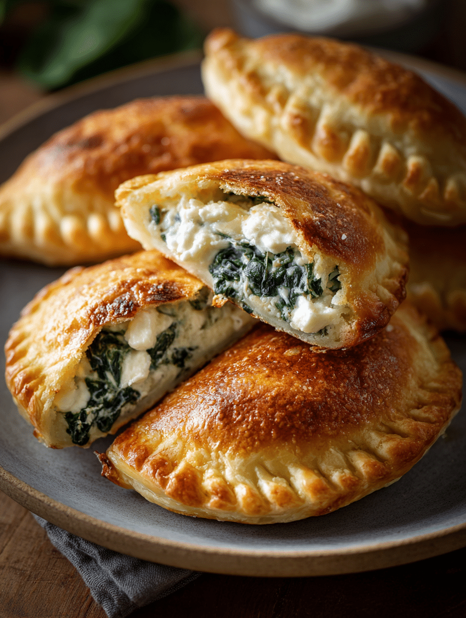 Kartoffeltaschen mit Spinat-Frischkäse