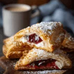 Kirschtaschen mit Frischkäsefüllung