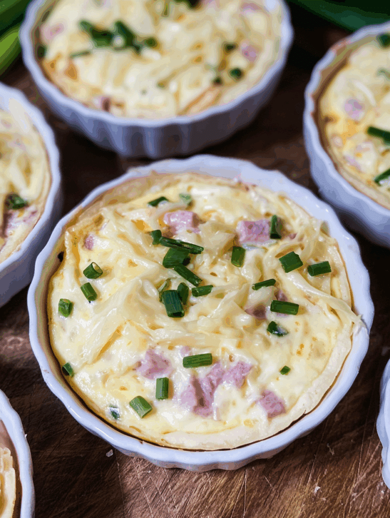 Quiche in der Heißluftfritteuse backen