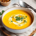 Klassische Kürbissuppe