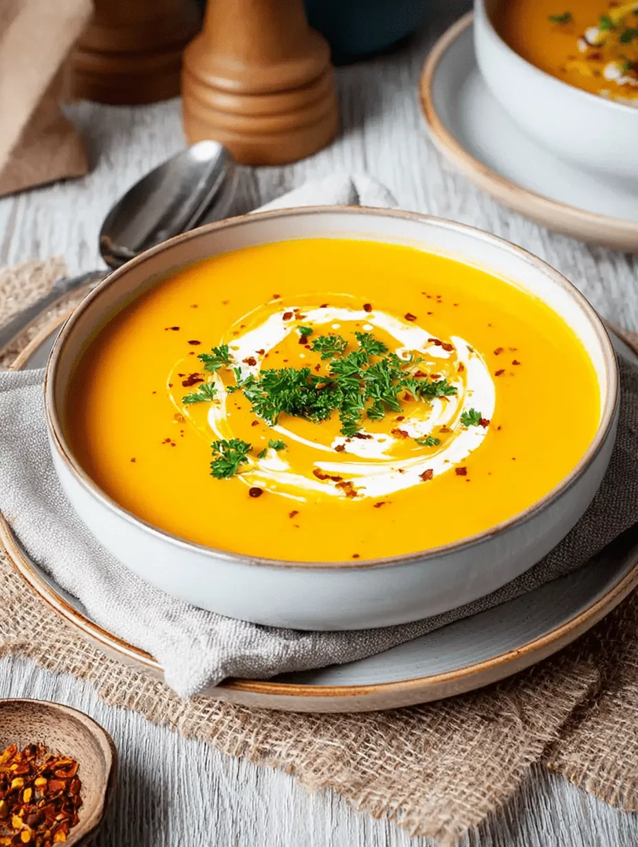 Klassische Kürbissuppe mit Hokkaido