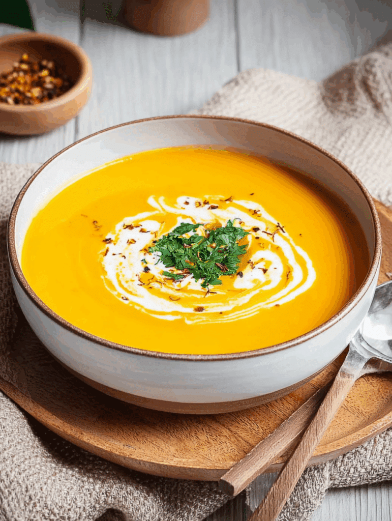 Kürbissuppe mit Hokkaido