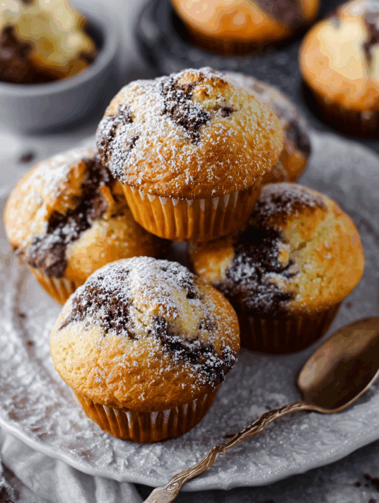 Marmormuffins nach einfachem Rezept