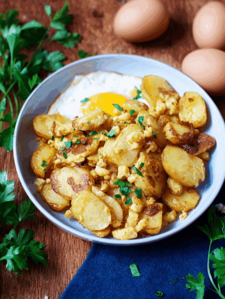 Bratkartoffeln mit Ei
