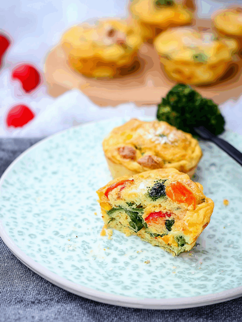 Schnelle Eiermuffins mit Gemüse