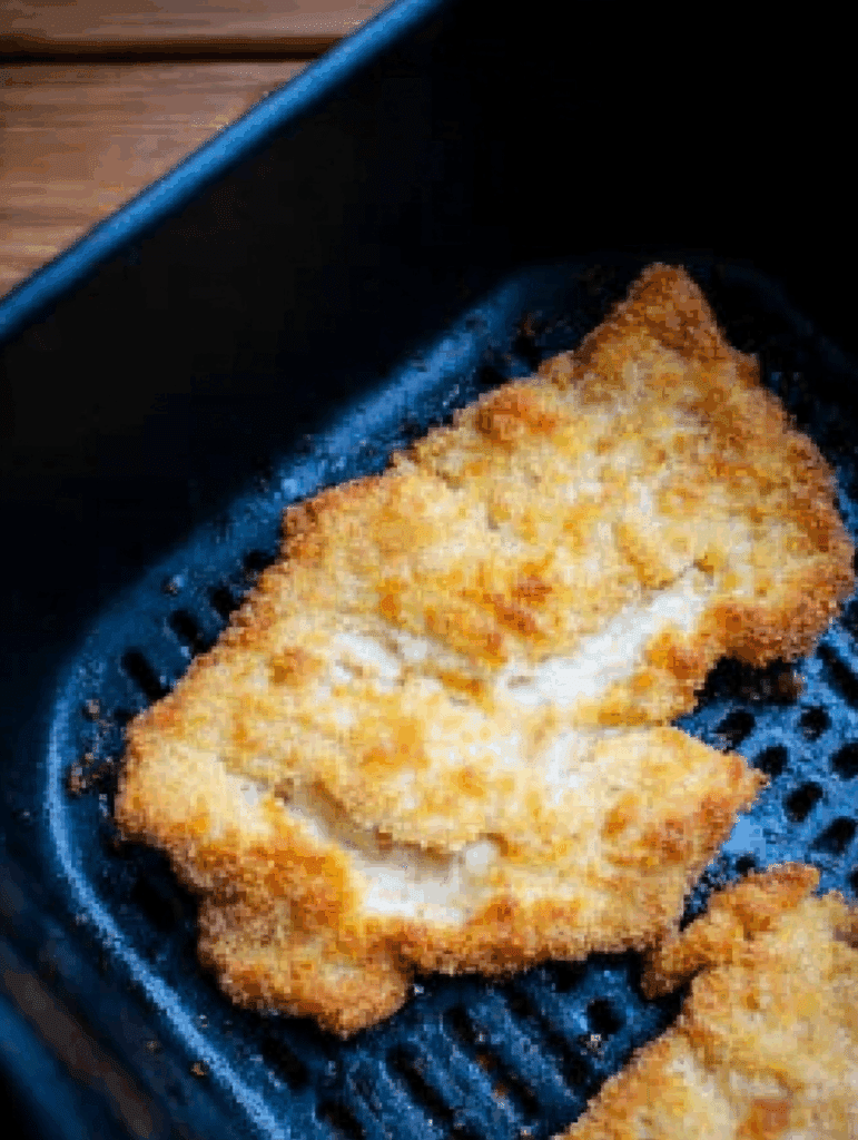 Schnitzel aus der Heißluftfritteuse