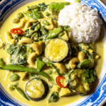 Grünes Curry mit Thai-Auberginen