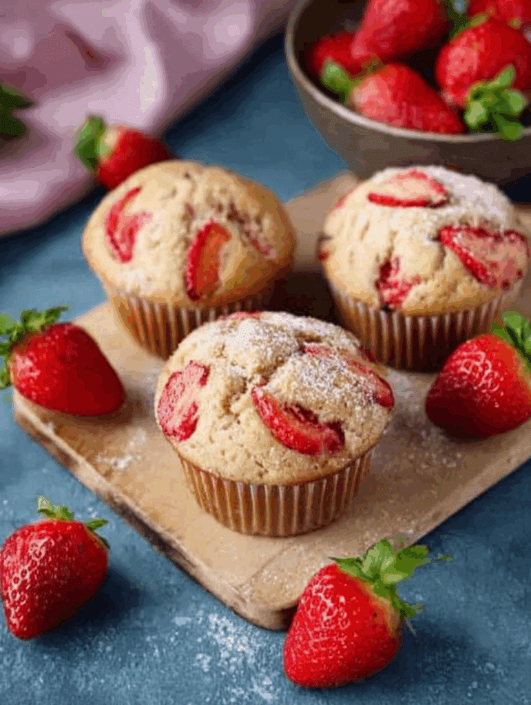 Erdbeer-Muffins