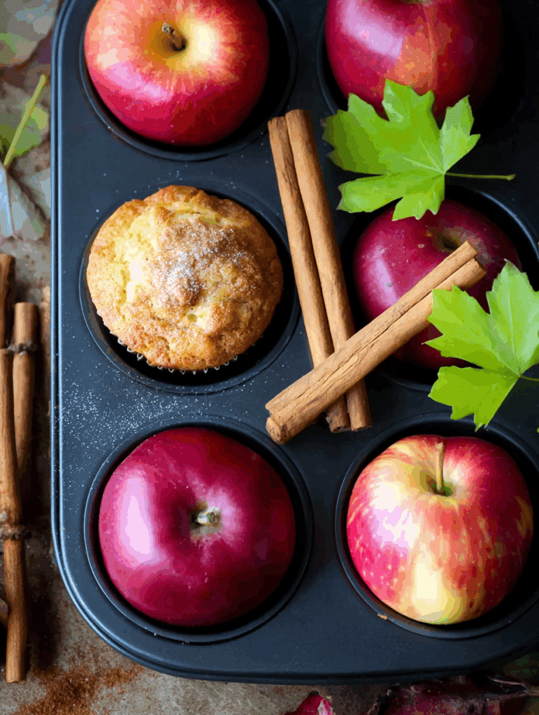 Apfelmuffins mit Zimt