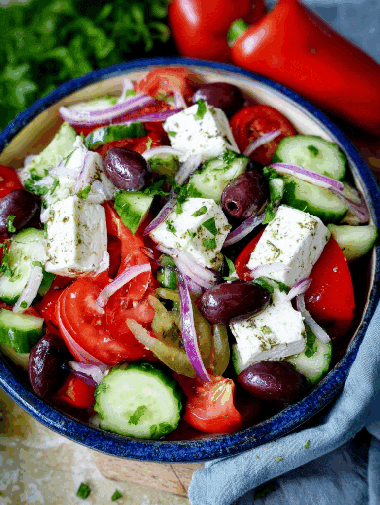 Griechischer Bauernsalat in 15 Minuten