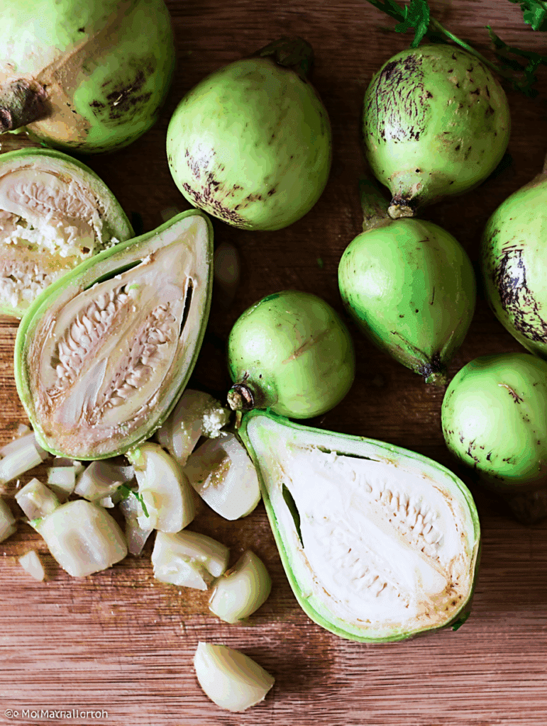Grünes Curry mit Thai-Auberginen