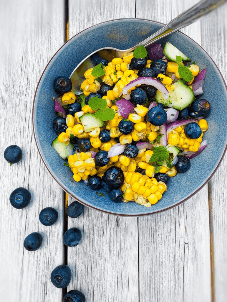 Heidelbeer-Mais-Salat