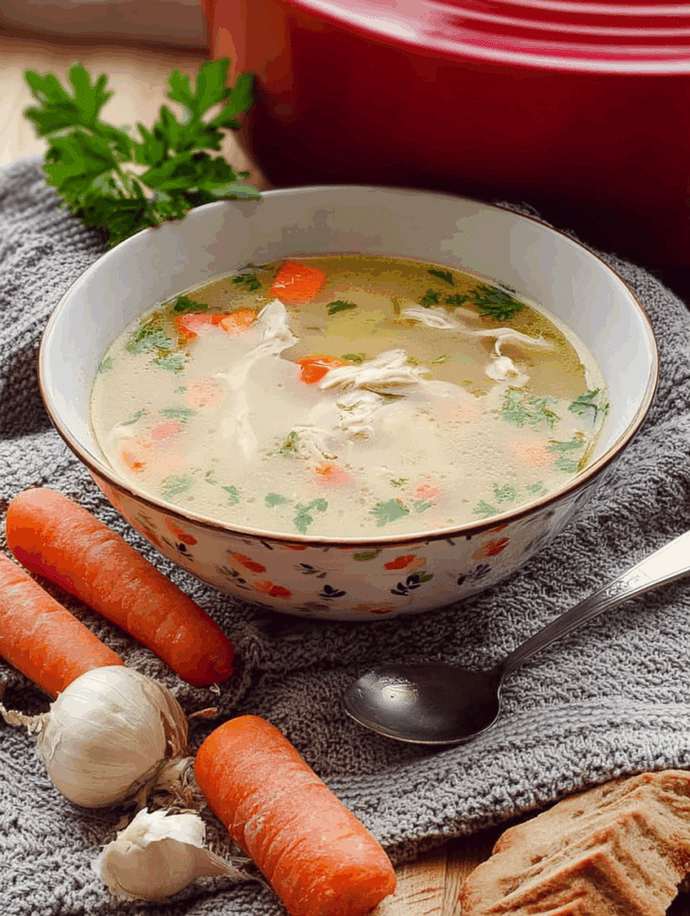 Klassische Hühnersuppe