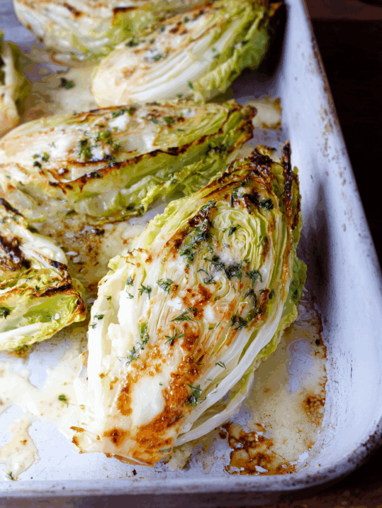 Spitzkohl aus dem Ofen