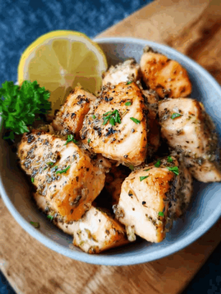 Lachs aus der Heißluftfritteuse