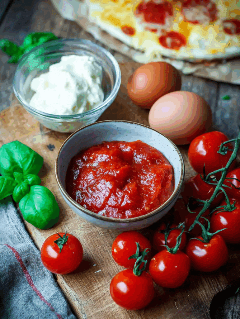 Low-Carb-Pizza mit Quark