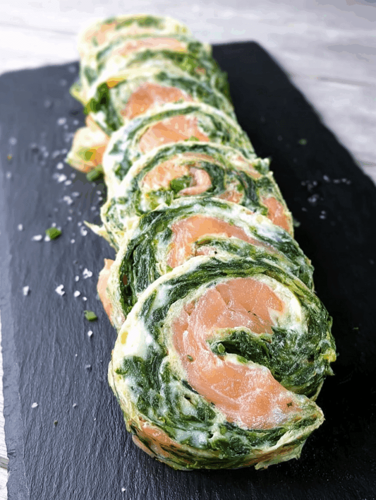Low Carb Spinat-Lachs-Rolle
