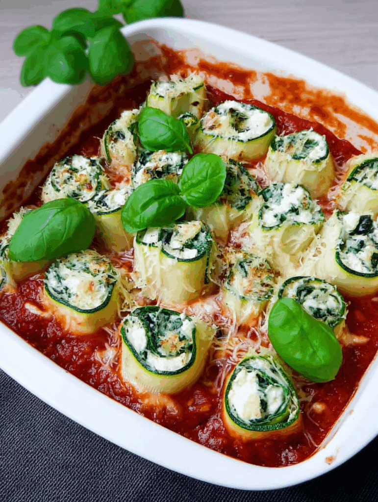 Low Carb Zucchini-Cannelloni