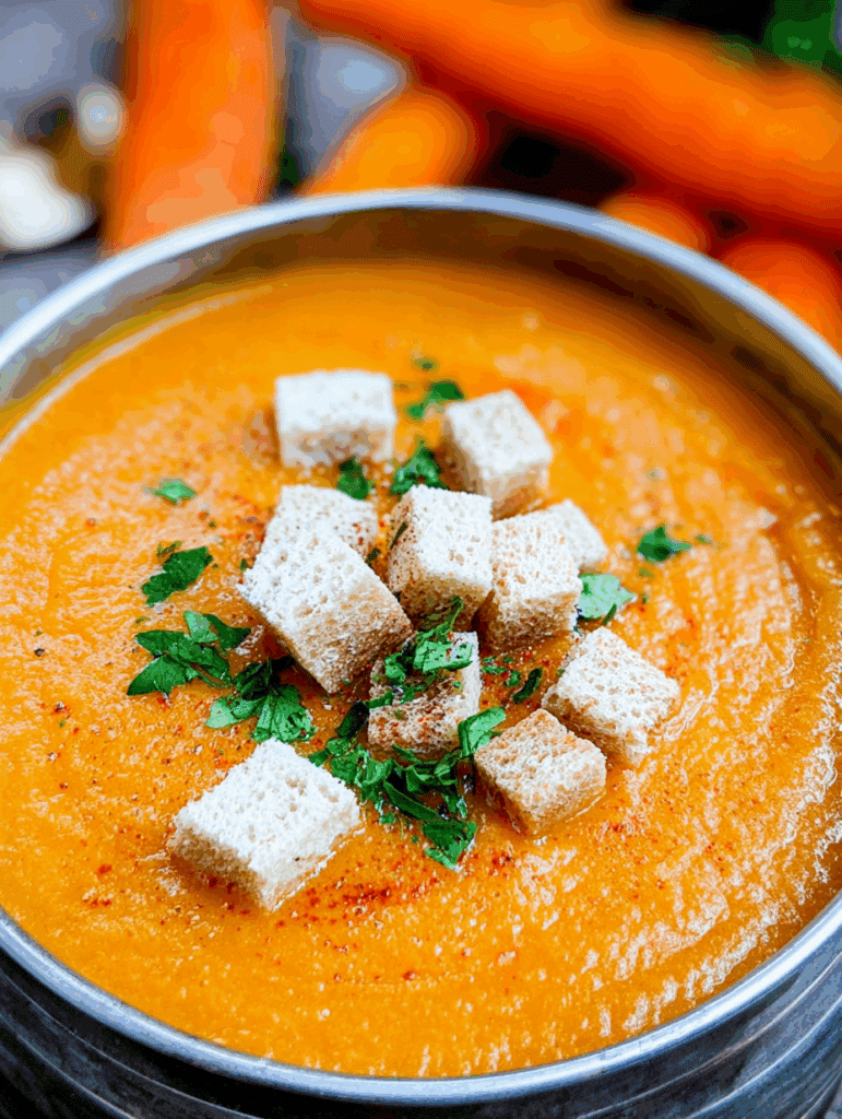 Möhrensuppe mit Curry
