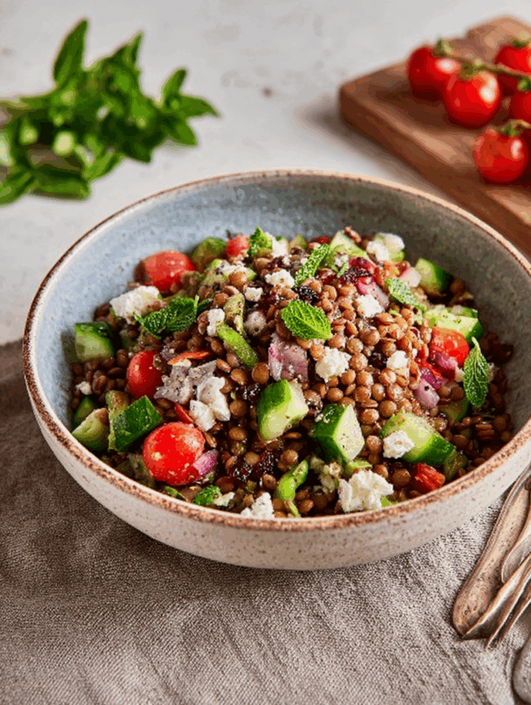 Orientalischer Linsensalat