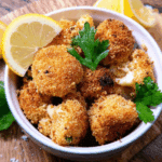 Panierter Blumenkohl aus der Heißluftfritteuse