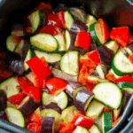 Ratatouille aus der Heißluftfritteuse