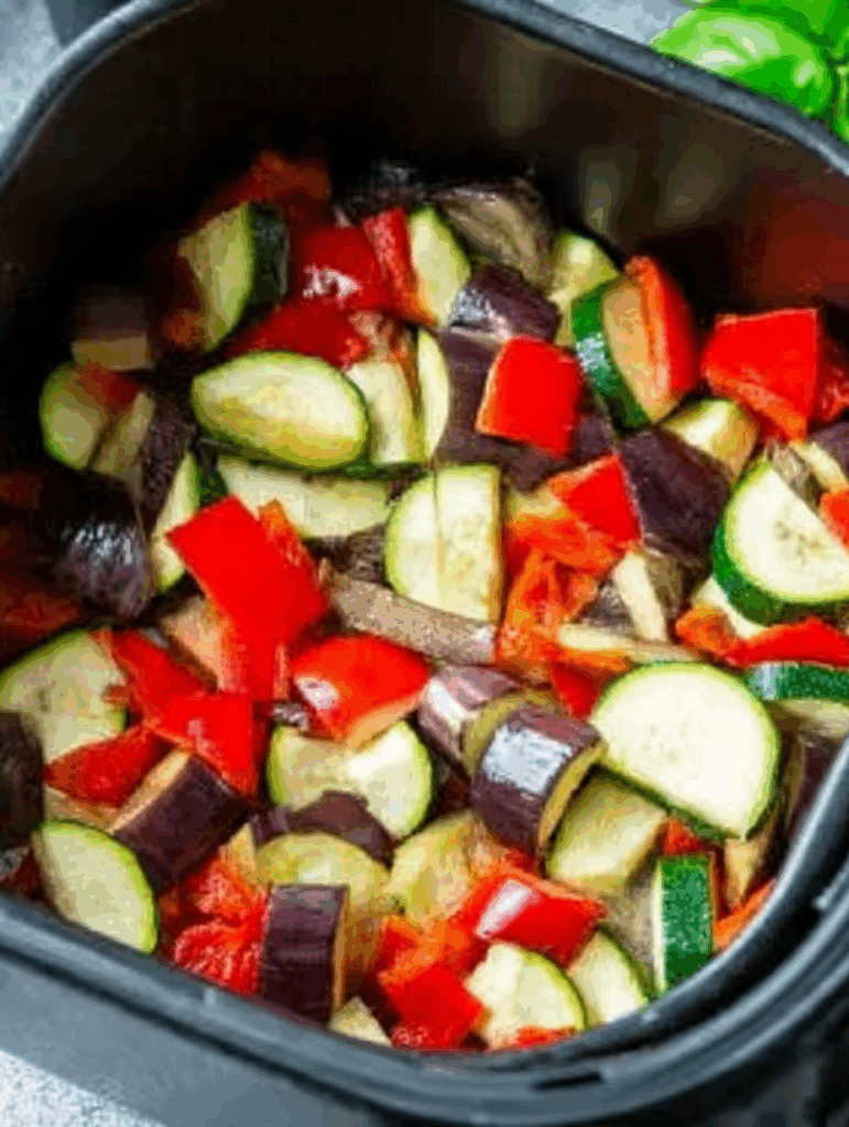 Ratatouille aus der Heißluftfritteuse