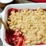 Rhabarber-Crumble nach bestem Rezept