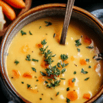 Samtige Möhren Kartoffel Suppe