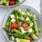 Spargelsalat mit grünem Spargel