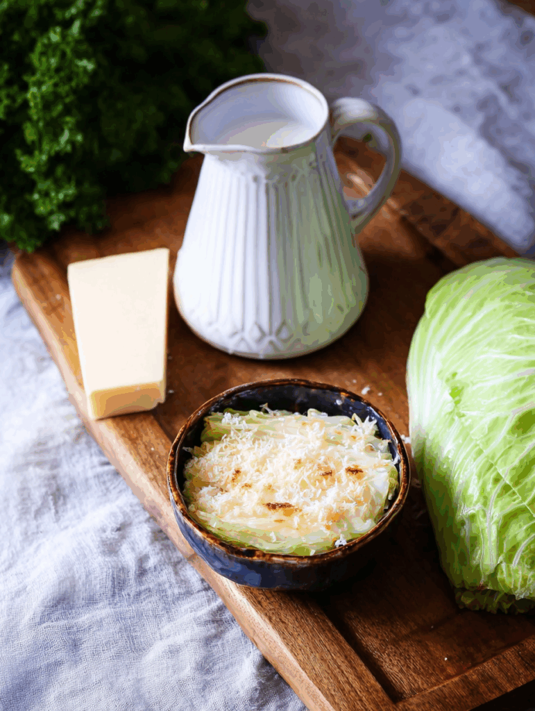 Spitzkohl aus dem Ofen