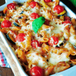 Vegetarischer Nudelauflauf