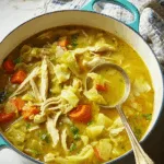 Curry-Hähnchen-Kohlsuppe – Eiweißreich & Low Carb