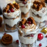 Mascarpone-Zimtcreme mit Lebkuchenstückchen