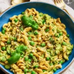 High Protein Pasta mit Erbsen - Schnelles Fitnessgericht