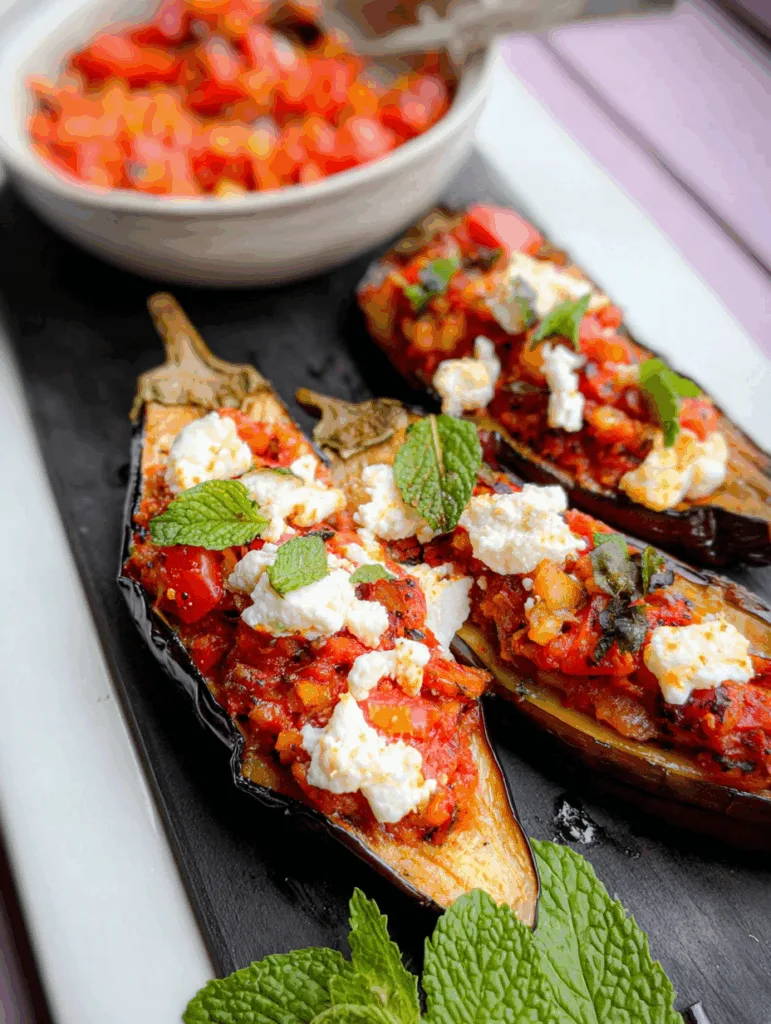 Gefüllte Auberginen türkische Art