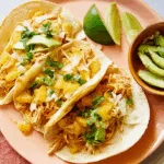 Slow Cooker Orangen-Hähnchen-Tacos - High Protein Rezept