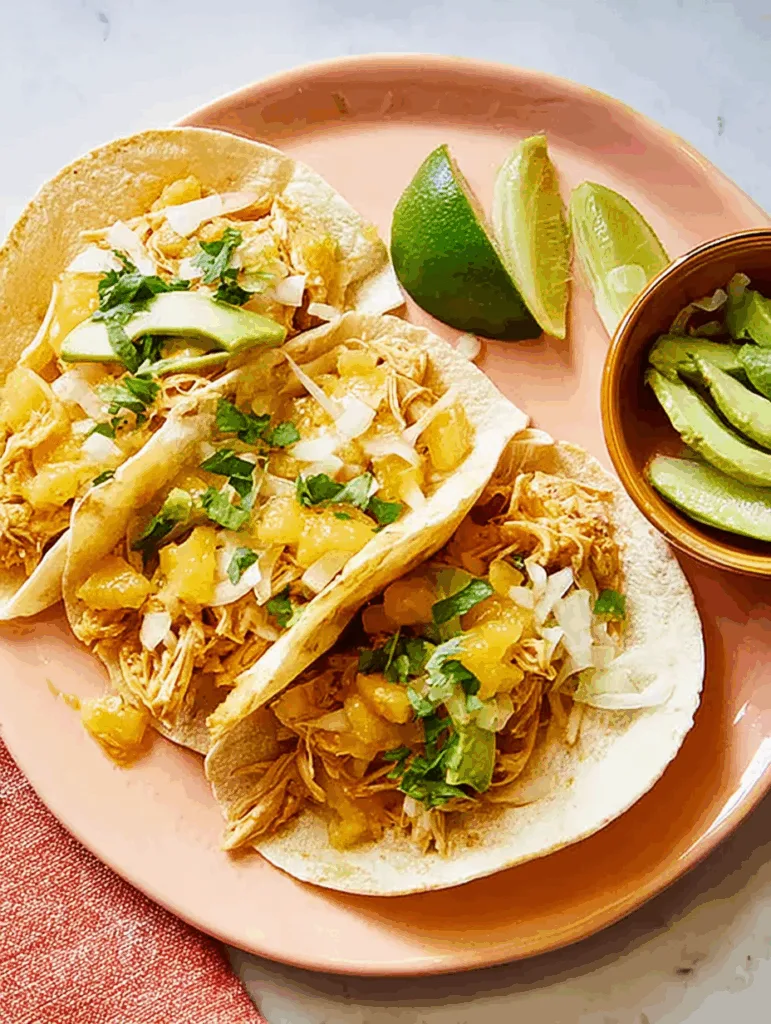 Slow Cooker Orangen-Hähnchen-Tacos - High Protein Rezept