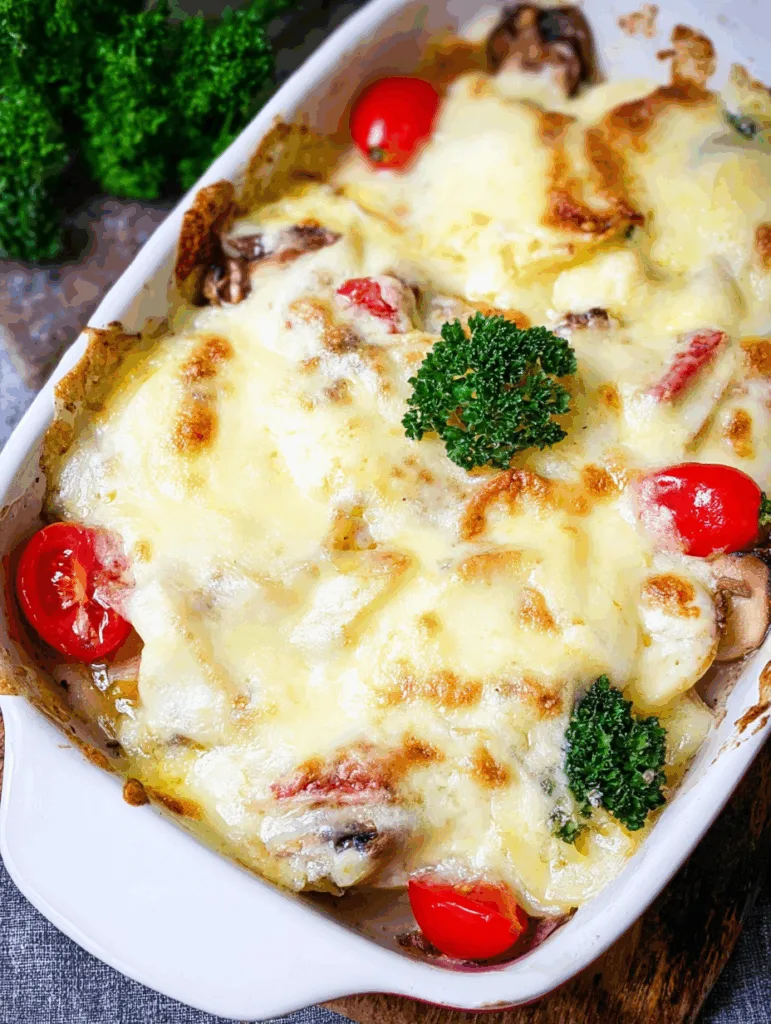 Raclette-Auflauf aus Raclette-Resten