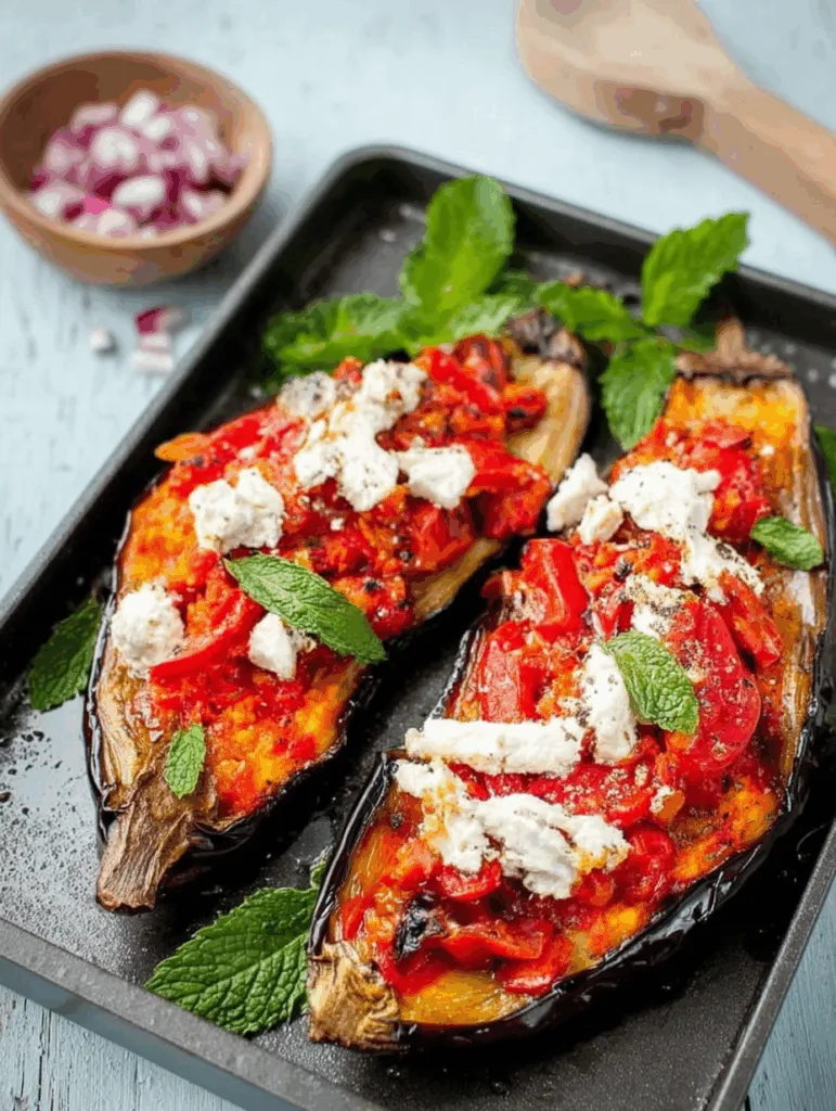 Gefüllte Auberginen türkische Art