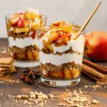 Bratapfel-Tiramisu mit Karamell und Spekulatius